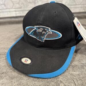 NFL Carolina Panthers Unisex Adjustable Baseball Cap Black and Blue
